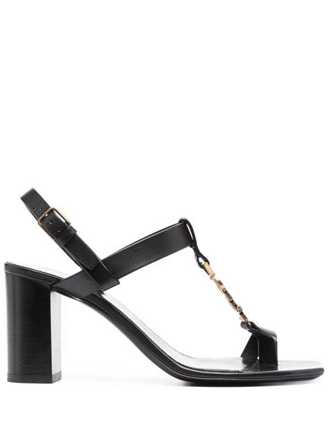 ysl cassandra block heels|saint laurent tribute heels.